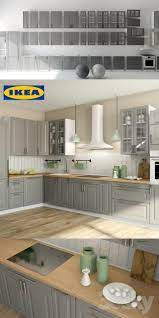 3d models kitchen lidingo ikea ikea bodbyn cuisine moderne cuisine moderne grise cuisine grise et bois