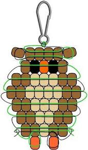 Pony Bead Owl Pony Bead Projects Pony Bead Crafts Pony Bead Animals