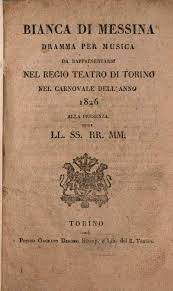La nuova e fresca orchestra la perla bianca vi. Bianca Di Messina Dramma Per Musica Europeana