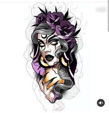 Pin By Angiee On Aa Dibujos A Color Dark Art Tattoo Traditional Tattoo Design Neo Traditional Tattoo