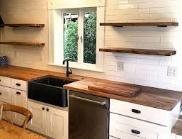 oregon white oak butcher block and open