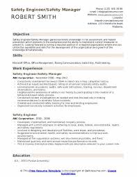 Safety Engineer Resume Samples Qwikresume