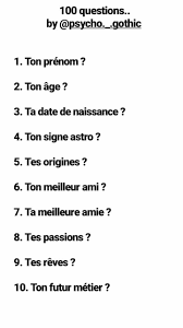 Question Pour Un Meilleur Ami Ton Ami