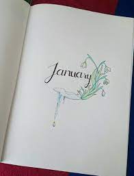 January Cover Page Of My Bullet Journal Bullet Journal Writing Bullet Journal Ideas Pages Bullet Journal Month