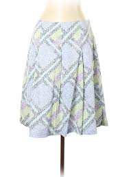 Details About Talbots Outlet Women Blue Casual Skirt 12 Petite