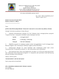 Perbanyaklah membangun kerjasama yang baik dengan negara lain guna membangun bangsa kita. Surat Jemputan English Carnival 1