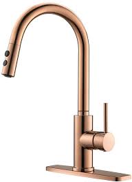 rose gold kitchen faucet, kitchen sink