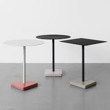 Der Hay Terrazzo Tisch In Quadratisch Und Rund Quadratische Tische Wohnzimmertische Zeitgenossische Mobel