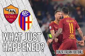 В 30 туре итальянской серии а «рома» на стадионе «олимпико» примет «болонью». Video Roma 2 1 Bologna Brave Rossoblu Come Up Short As Lupi Find Breathing Space Forza Italian Football