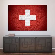 A bandeira da suíça ( alemão : Painel Adesivo De Parede Bandeira Suica 1020pnm Leroy Merlin