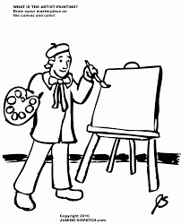 Here's a set of printable alphabet letters coloring pages for you to download and color. Artist Coloring Page Coloring Home