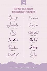 #handwriting #template #fonts aesthetic handwriting alphabet practice aesthetic. 19 Best Canva Cursive Fonts For Scroll Stopping Designs Fallon Travels