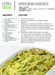 Green Bean Casserole Lean And Green Meals Green Bean Casserole Greens Recipe