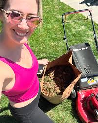 First mow of the season! I have, and always will, find mowing the lawn to  be so therapeutic. What are you doing to get outside and enjoy this  gorgeous weather?🍃🧹🌷#spring #lawn