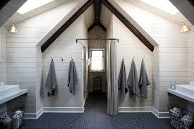 According to code, there is no minimum floor size for a bathroom, but floor area is only. 15 Attic Bathrooms To Inspire Your Next Renovation