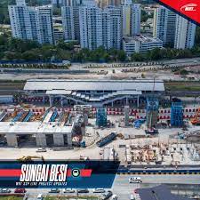 This station is served by the lrt sri petaling line. Mrt Corp No Twitter Station Column Construction In Progress At The Sungai Besi Mrt Station Once Completed In 2022 This Station Will Be Connected To The Lrt Sg Besi Stn This Will Make