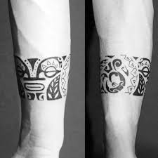 The smaller, more intricate designs associated with polynesian tattoos are taken and enlarged in this piece making for a unique interpretation of these traditional patterns. Top 53 Tribal Armband Tattoo Ideas 2021 Inspiration Guide