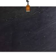 Milka Black Textured Marble Slab Random