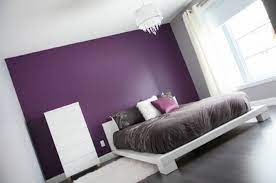 Plum Wall Purple Bedroom Walls Purple Bedrooms Purple Room Design