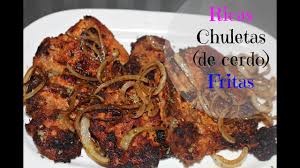 Entre la carne y la plancha no tiene que haber nada. Facil Chuletas De Cerdo Fritas Youtube