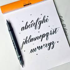 Practice your modern calligraphy with a full alphabet – Pen Pusher | The  creative pen and sustainable stationery store