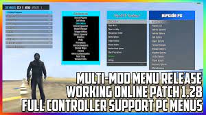 Works for pc, ps4 and xbox one. Gta 5 Pc Mods Free Multi Mod Menu Release Online Pc Full Controller Support 1 35 Gta 5 Mods Youtube