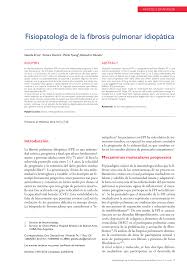 Los pacientes con fibrosis pulmonar idiopática pueden beneficiarse de un trasplante de pulmón. Rol De Los Miofibroblastos En El Desarrollo De Fibrosis Pulmonar Download Scientific Diagram
