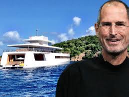 Superyachts of 100m (328 ft) in length. Steve Jobs 100m Luxury Super Yacht Spotted Sailing In The Caribbean World News Mirror Online