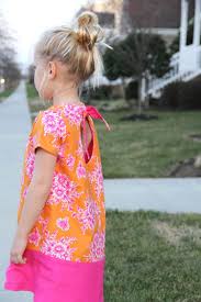 Knot Swing Dress Pattern Free Pattern Easy Summer Kids Dress To Sew For Sizes 2t Girls Dress Pattern Free Simple Summer Dresses Little Girl Dress Patterns