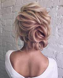 Your wedding venue, your attire, and your everyday hair routine, for starters. 30 Stunning Colored Wedding Hairstyles Weddinghairstyles Short Wedding Hair Short Hair Updo Short Hair Up