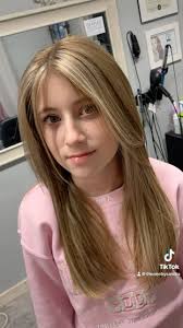 Noone has touched this baby girls hair except me! Ok except herself when  she decided a razor was a good idea 11 or so years ago 😂 14 years old and  she finally gets to have a lil something with color! ...