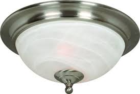 Buy flush ceiling light and get the best deals at the lowest prices on ebay! Hardware House 543942 Saturn 13in By 6in Ceiling Lighting Fixture Satin Nickel For Sale Online Ebay