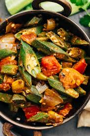 Easy Bhindi Masala Spicy Okra Stir Fry Okepin Vegan Bhindi Masala Recipe Spicy Recipes Masala
