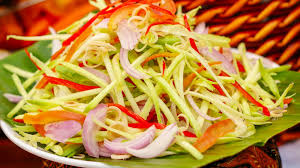 Tumbuk cili dan belacan dan campurkan dengan semua bahan. Syioknya Kerabu Mangga Ala Thai Sinaran Wanita