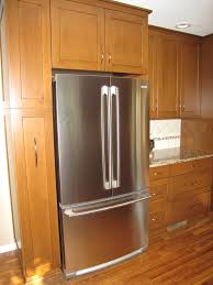 Refrigerator Surround Cabinets Re Cabinet Depth Refrigerator Kitchen Rustic Kitchen Design Kitchen Remodel