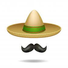 Free Vector Sombrero And Mustache Mexican Symbols Decorative Icons Set