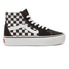 Black And White Checkered High Top Vans Buy Vans Sk8 Hi Platform 2 0 Checkerboard True White Shoes At Europe S Sickest Skateboard Store Shoes Size Men Us 4 5 Schoenen Dames Schoenen Vrouwenschoenen