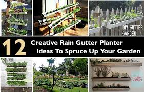 How to fix holes in galvanized gutters. Creative Rain Gutter Planter Ideas To Spruce Up Your Garden Home And Gardening Ideas
