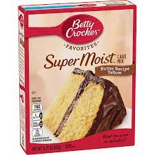 Betty crocker super moist cake mix strawberry 15 25 oz box. Amazon Com Betty Crocker Super Moist Cake Mix Butter Yellow 15 25 Oz Grocery Gourmet Food
