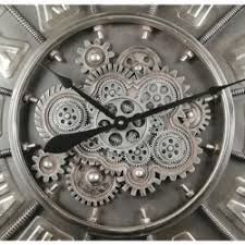 C $62.69 to c $128.63. Horloge Murale Design Industrielle Engrenages Visibles En Mouvement