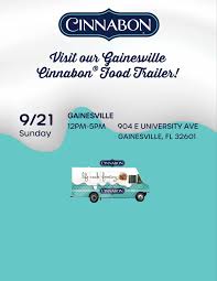 Cinnabon Food Truck Gainesville — Bakery food truck in Gainesville, Florida