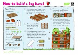 Insect hotels provide safe areas for solitary insects to hibernate over do not use softwood for bees, as the drilled holes might fill with resin and suffocate the bees! How To Build A Bug Mansion The Wildlife Trusts