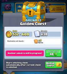 I suppose if it is written really oddly, it could be the value is 2.5 but the ui truncates for displaying where as the timer rounds up (to 3). Petition To Make The Open Now Button And Queue Chest Button Different Colours Have Accidentally Clicked Open Now As I Thought I Was Clicking Queue Chest So Annoying Clashroyale