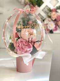 Find beautiful and professionally designed bouquets and flower arrangements to suit every occasion and mood! Balloon Flower Birthday Anniversary Congratulations Gift Etsy In 2021 Balloon Gift Balloon Flowers Clear Balloons