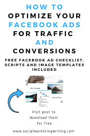 How To Optimize Your Facebook Ads For Traffic And Conversions In 2020 Facebook Ads Inspiration Facebook Ad Facebook Advertising Tips