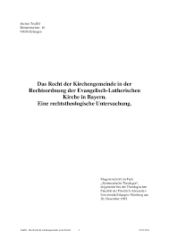 We did not find results for: Das Recht Der Kirchengemeinde In Der Rechtsordnung Der Evangelisch Lutherischen Kirche In Bayern Jochen Teuffel Academia Edu