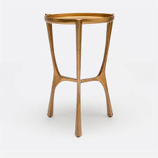 Addison Small Side Table Aged Brass Side Table Small Side Table Small Accent Tables