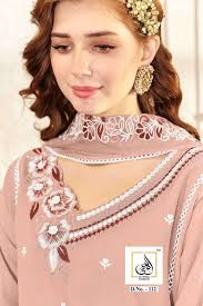 Al Huda 112 Designer Kurti Pant Dupatta Set Pakistani Collection