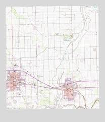 John f kennedy elementary school. Mercedes Tx Topographic Map Topoquest