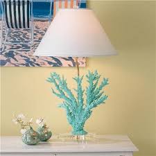Coral Table Lamp Ocean Decor Decor Coastal Decor